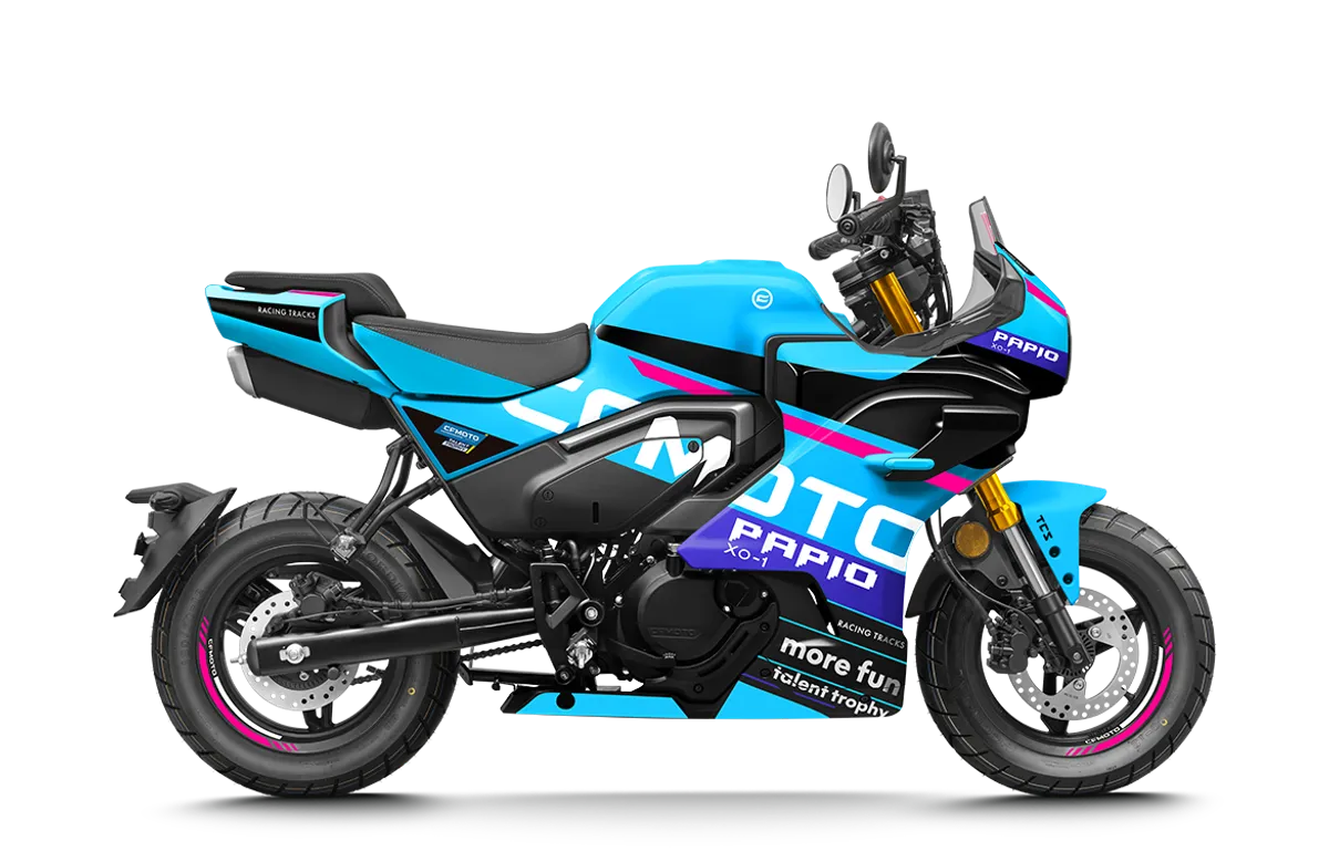 CF MOTO PAPIO RACER — BLUE