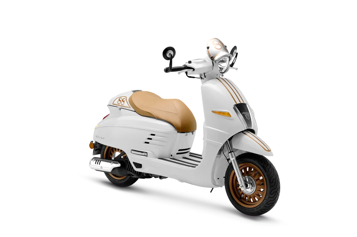 PEUGEOT DJONGO CAFE RACER 150 — WHITE