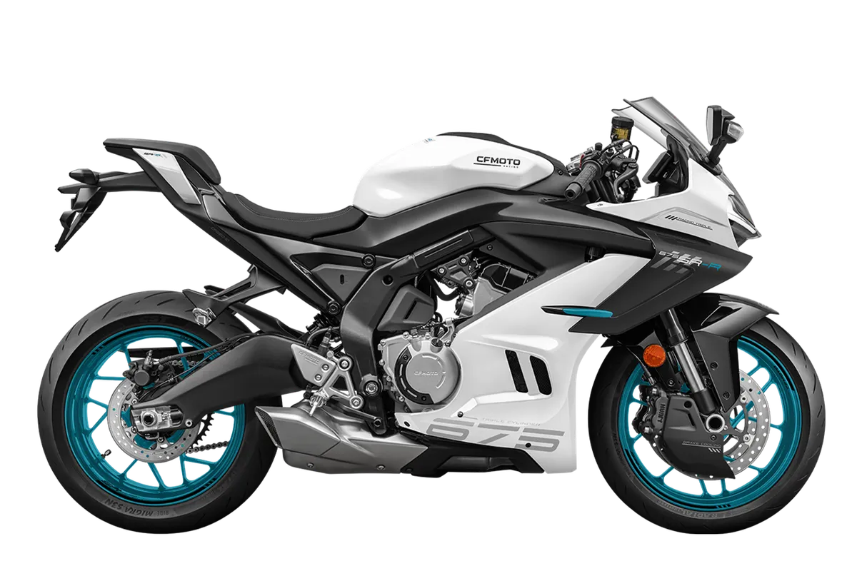 CF MOTO 675SR-R — NEBULA WHITE